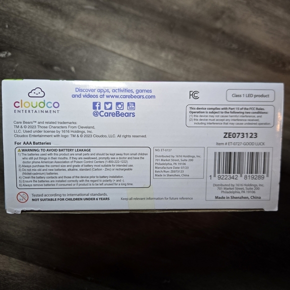 Care Bears‎ Light-Up Belly: (2023) GOOD LUCK BEAR 8" Figure! Arms… - Picture 7 of 7